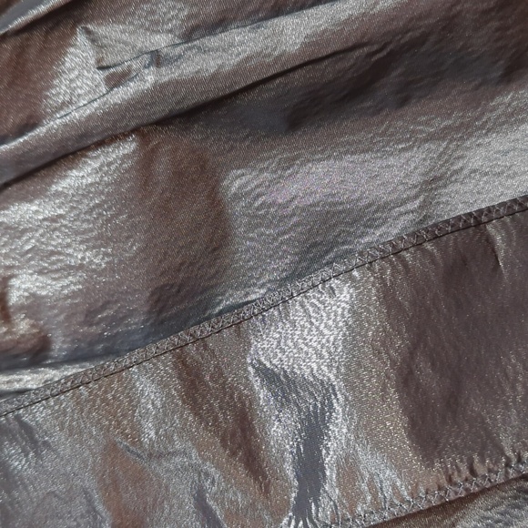 MAX STUDIO Gunmetal BOW TIE Dress LUREX Blend  M - Picture 5 of 12